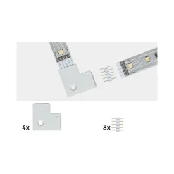 90 graden hoekconnector voor MaxLED strip