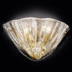 24 karaats vergulde glas-wandlamp Alba