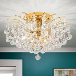 24 karaats vergulde plafondlamp LENNARDA