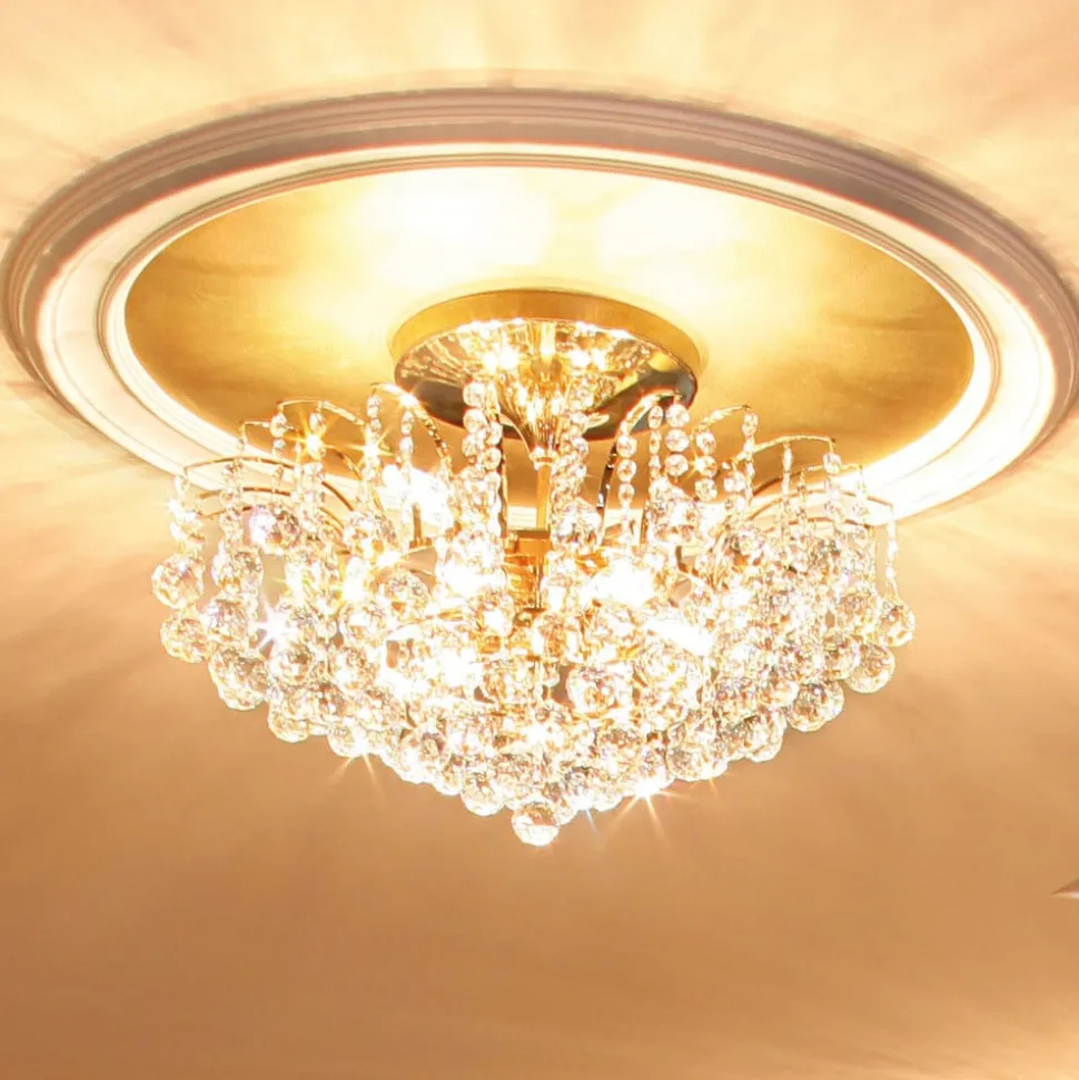 24 karaats vergulde plafondlamp LENNARDA