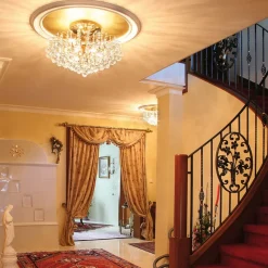 24 karaats vergulde plafondlamp LENNARDA