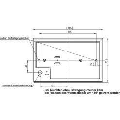 Aantrekkelijke buitenwandlamp 436