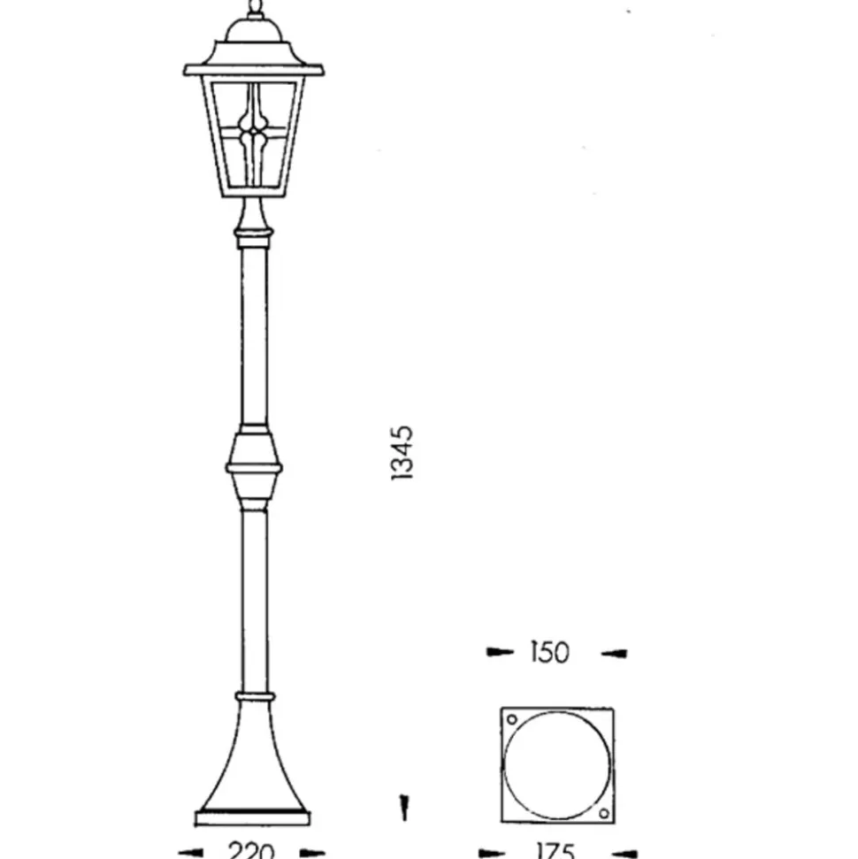 Aantrekkelijke lantaarnpaal 772 B