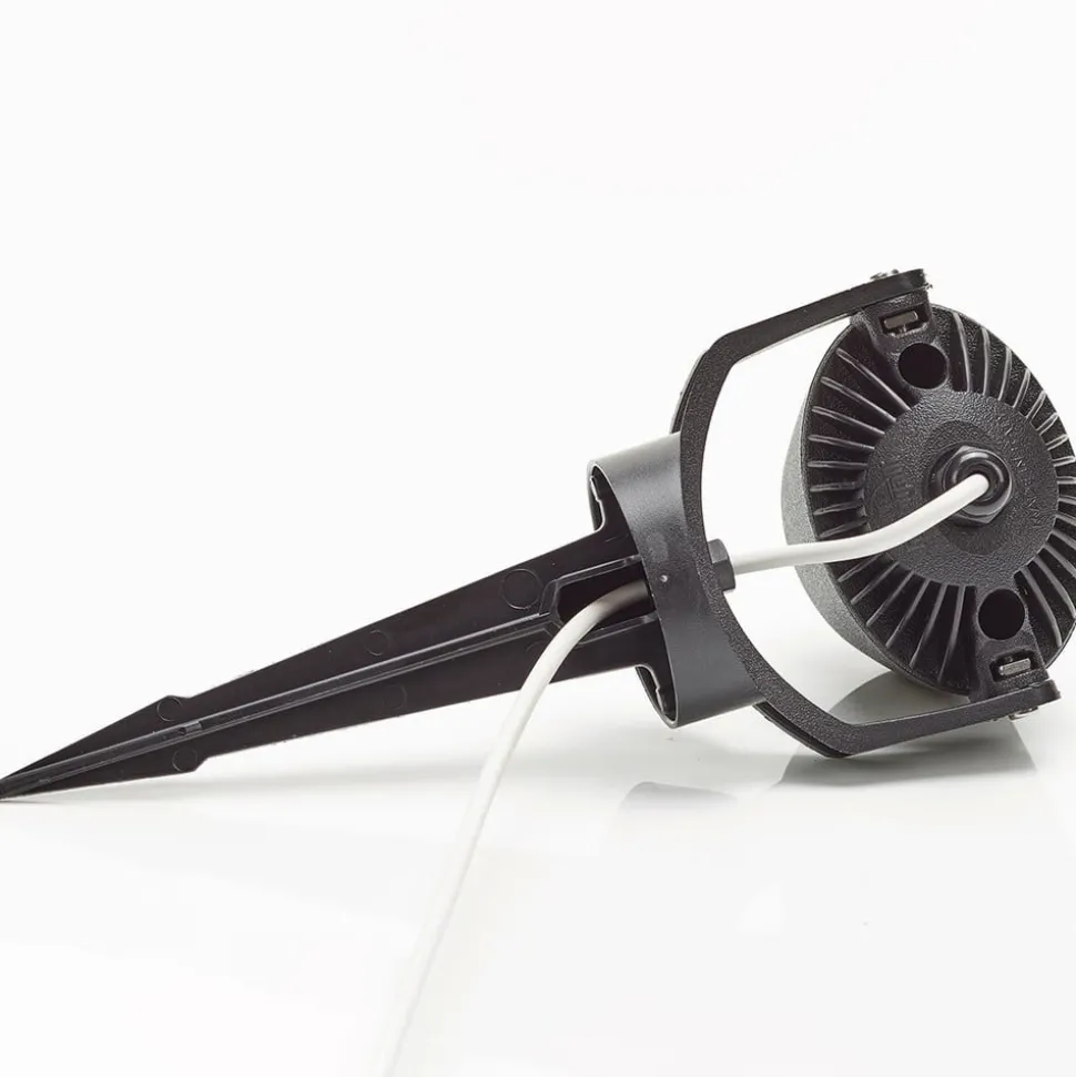 Aardspiesspot Minitommy-EL 1-lamp zwart/frosted