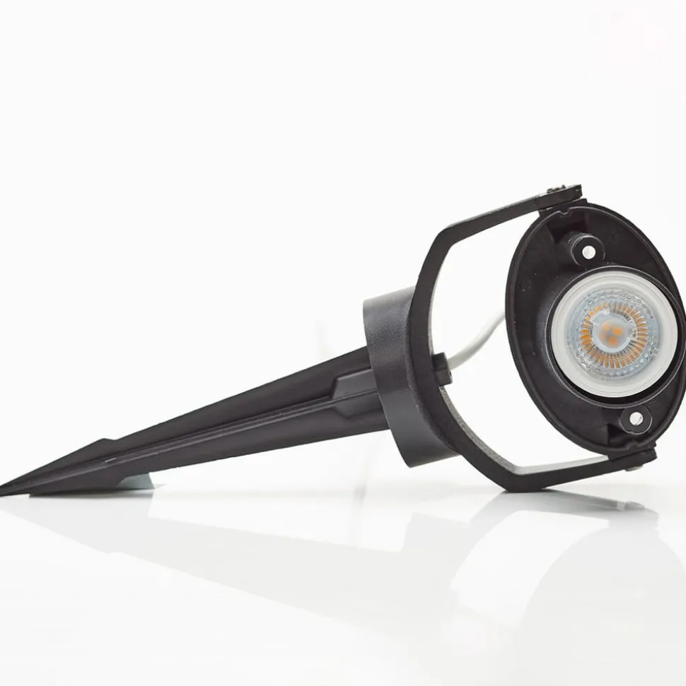 Aardspiesspot Minitommy-EL 1-lamp zwart/frosted