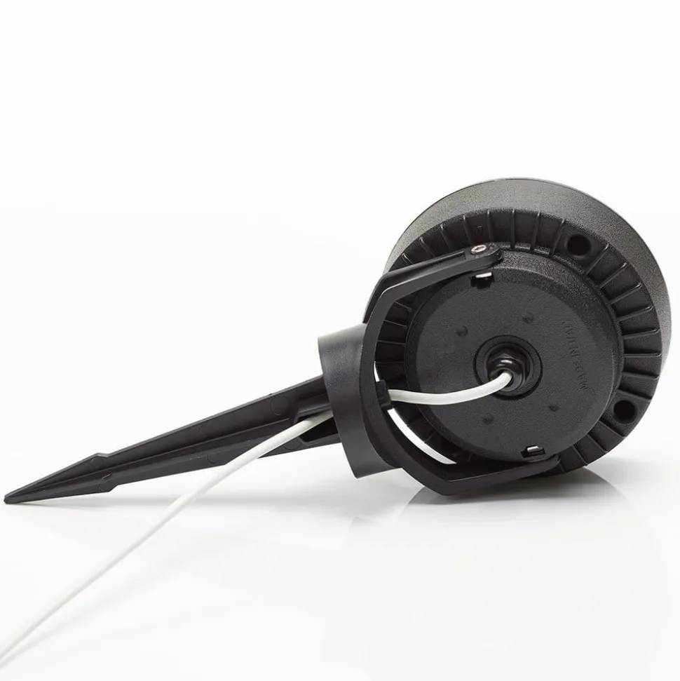 Aardspießstraler Tommy rond zwart 1-lamps 10W CCT