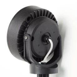 Aardspießstraler Tommy rond zwart 1-lamps 10W CCT