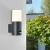 Aberdeen buitenwandlamp, sensor, hoogte 23,2 cm, antraciet