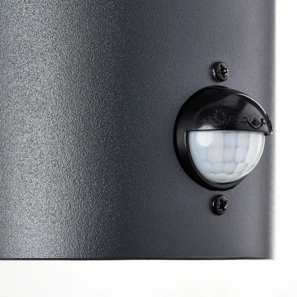 Aberdeen buitenwandlamp, sensor, hoogte 23,2 cm, antraciet