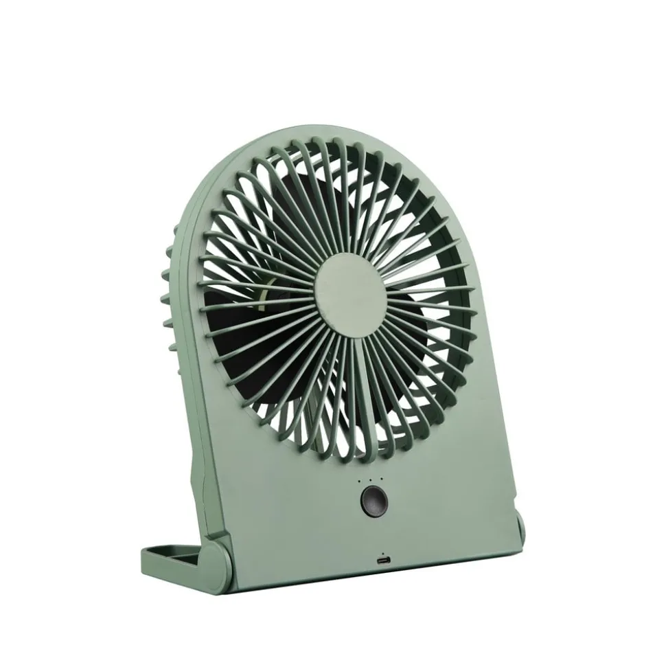 Accu-tafelventilator Breezy, pistachegroen, stil