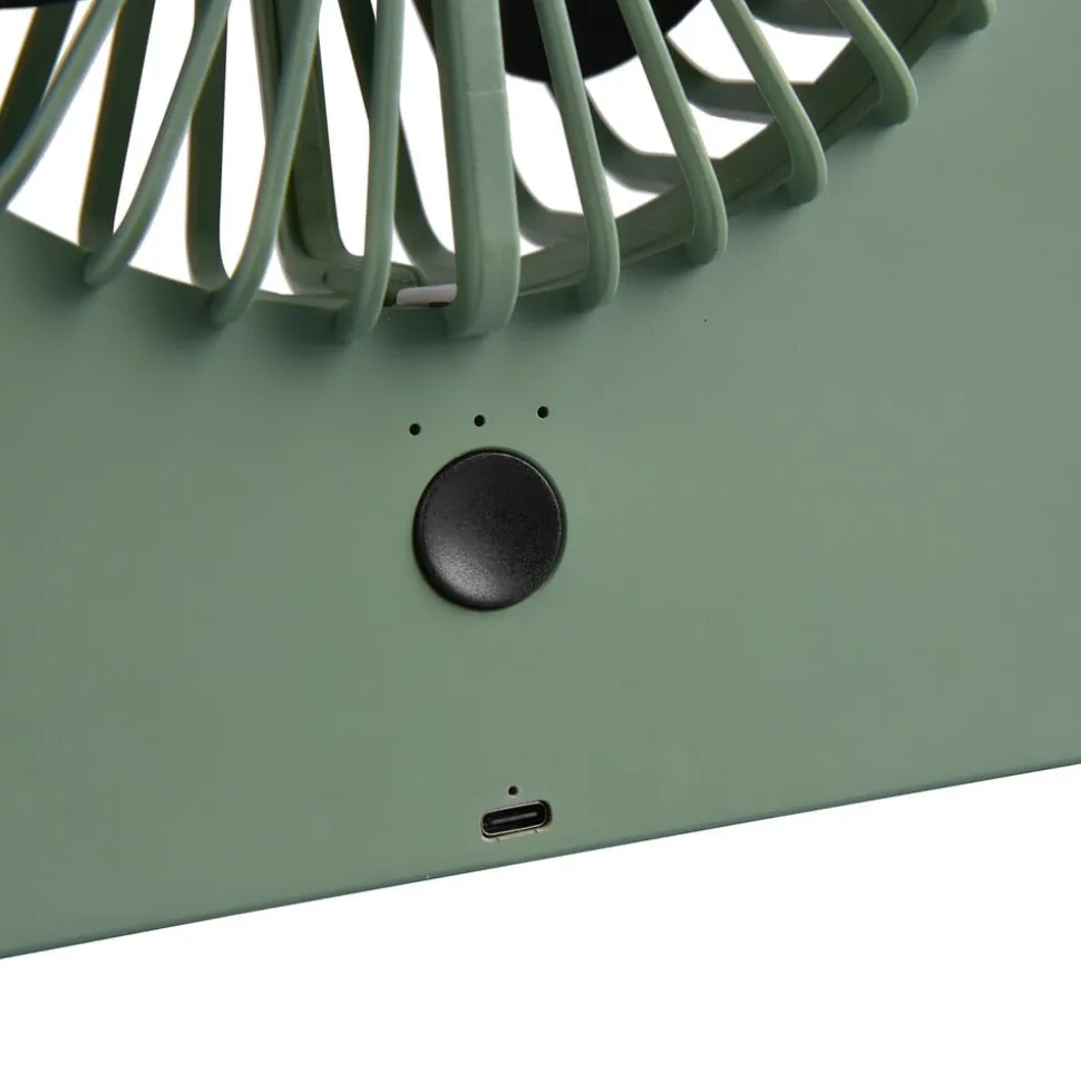 Accu-tafelventilator Breezy, pistachegroen, stil