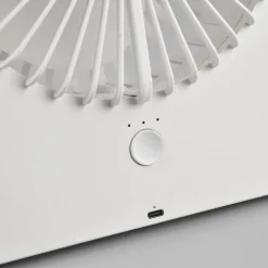 Accu-tafelventilator Breezy, wit, stil