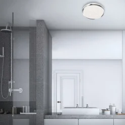 Acorus LED plafondlamp, IP44, sterdecor, Ø 28 cm