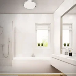 Acorus LED plafondlamp, IP44, sterdecor, Ø 33 cm