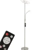 Agiled LED uplighter, nikkel, dimbaar, CCT, 32 W