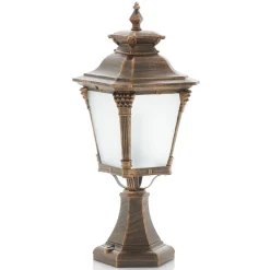 Aiko sokkellamp in patinalook