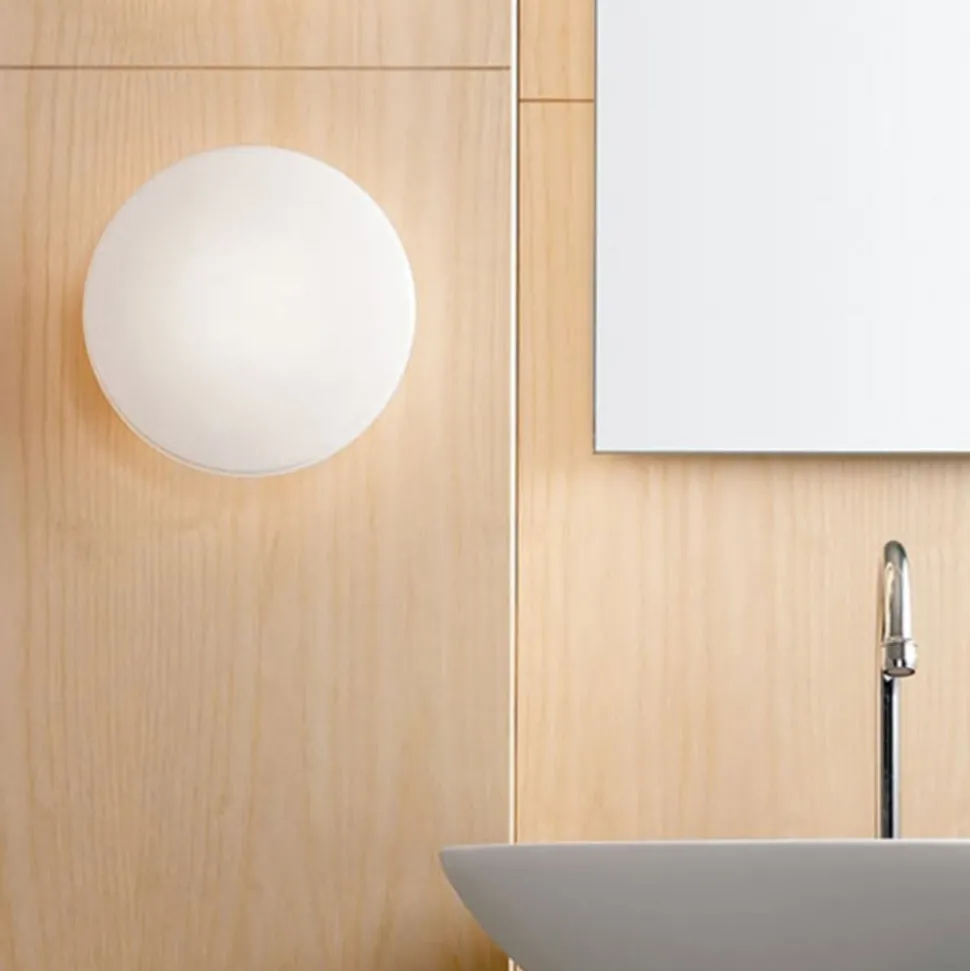 AJ Eklipta - ronde glazen wandlamp