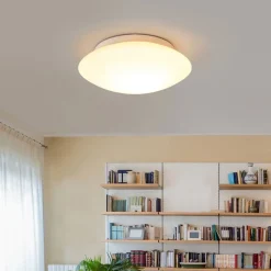 Alba plafondlamp van opaalglas, Ø 25 cm