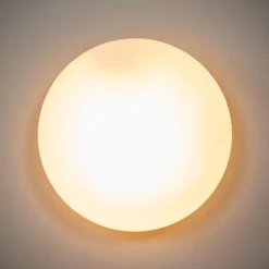 Alba plafondlamp van opaalglas, Ø 25 cm