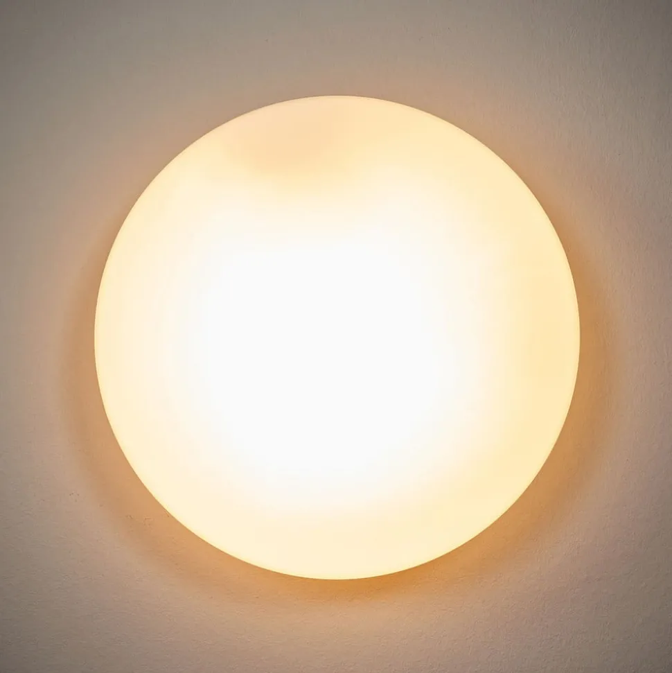 Alba plafondlamp van opaalglas, Ø 25 cm