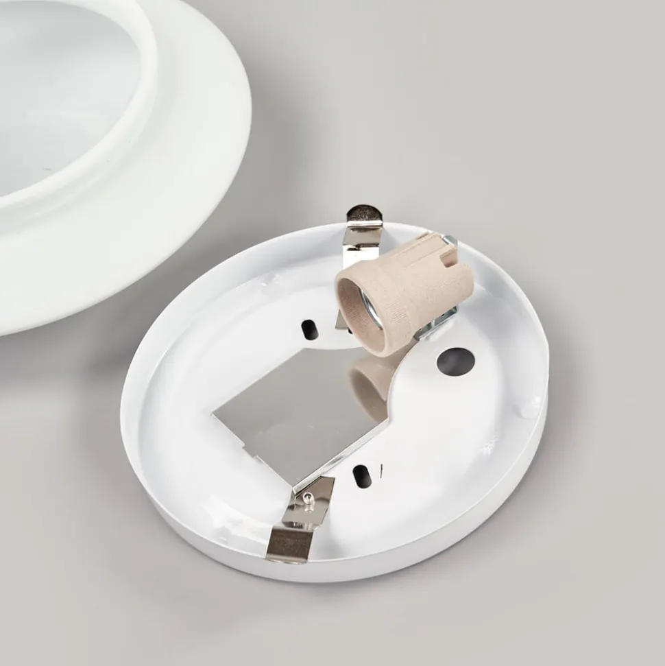 Alba plafondlamp van opaalglas, Ø 25 cm