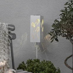 Albaleaf LED lamp op zonne-energie, 2 mogelijke toepassingen