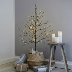 Alex LED boom met sneeuw Look, hoogte 90 cm