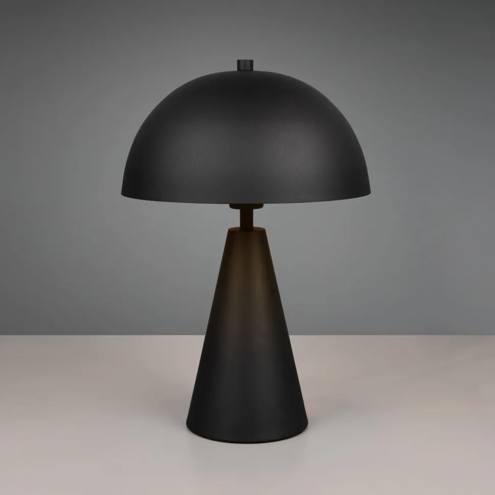 Alfie tafellamp, mat zwart, metaal, E27