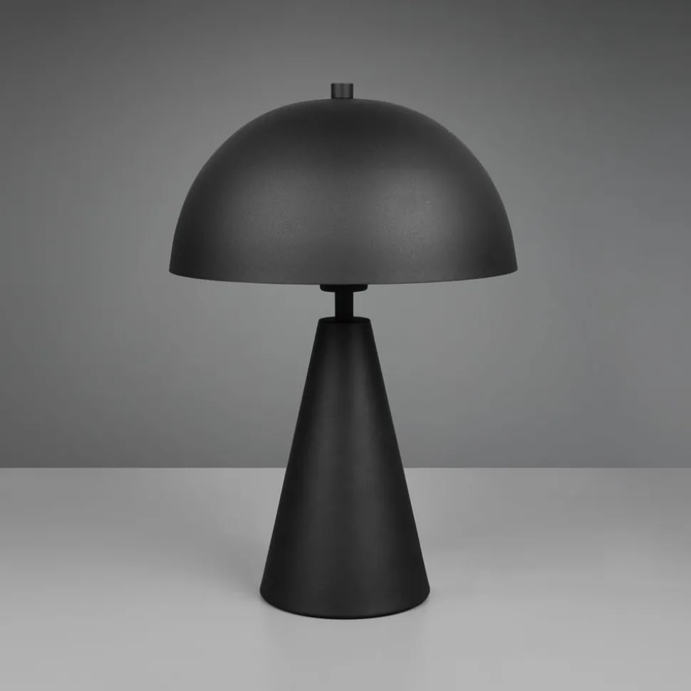 Alfie tafellamp, mat zwart, metaal, E27