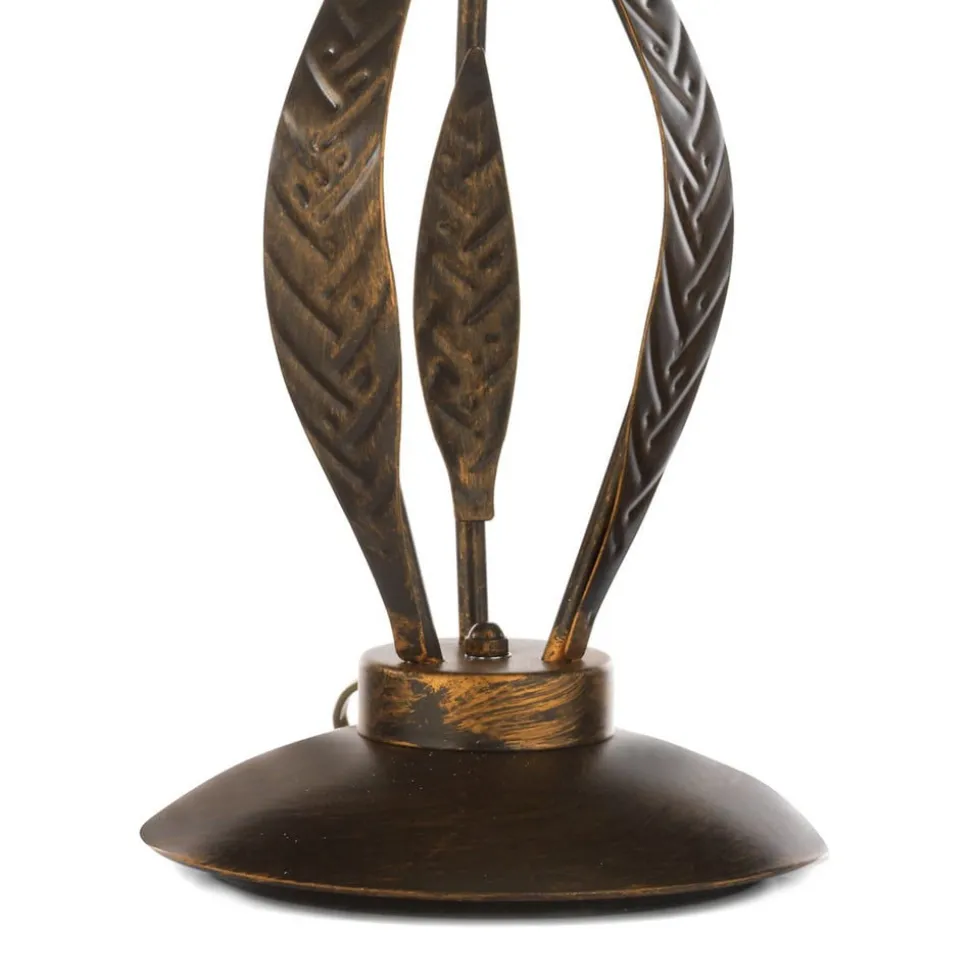 Alga tafellamp, 3-lamps, ijzer, glas, Florentijn