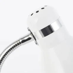 Allison tafellamp, wit, hoogte 33,5 cm, metaal