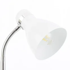 Allison tafellamp, wit, hoogte 33,5 cm, metaal