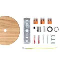 ALMUT 2610 plafondlamp Ø 45cm, hooi puur