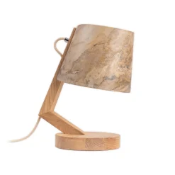 ALMUT 1411 tafellamp cilindrisch Ø23cm steen