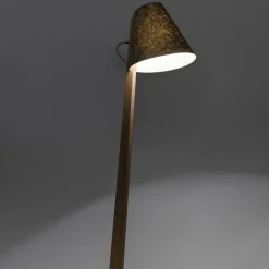 ALMUT 1411 vloerlamp gebogen Ø30cm Alpenweide