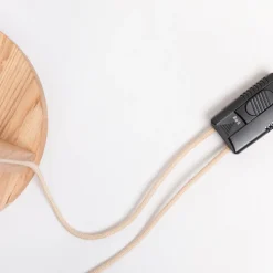 ALMUT 1411 vloerlamp gebogen Ø30cm Alpenweide