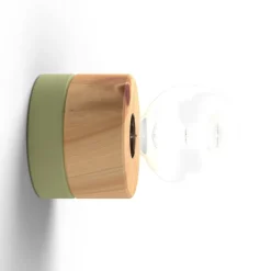 ALMUT 0239 wandlamp, vegan, den/wasabigroen