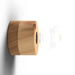 ALMUT 0239 wandlamp, vegan, den/eiken