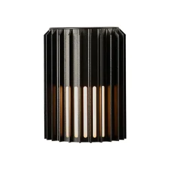 Aludra Seaside buitenwandlamp, aluminium, zwart