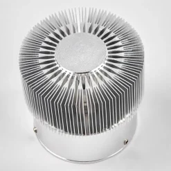 Alu-gekleurde outdoor wandlamp Lennias met LED