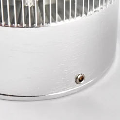 Alu-gekleurde outdoor wandlamp Lennias met LED