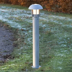 Aluminium padlamp HEIMDAL, zilvergrijs