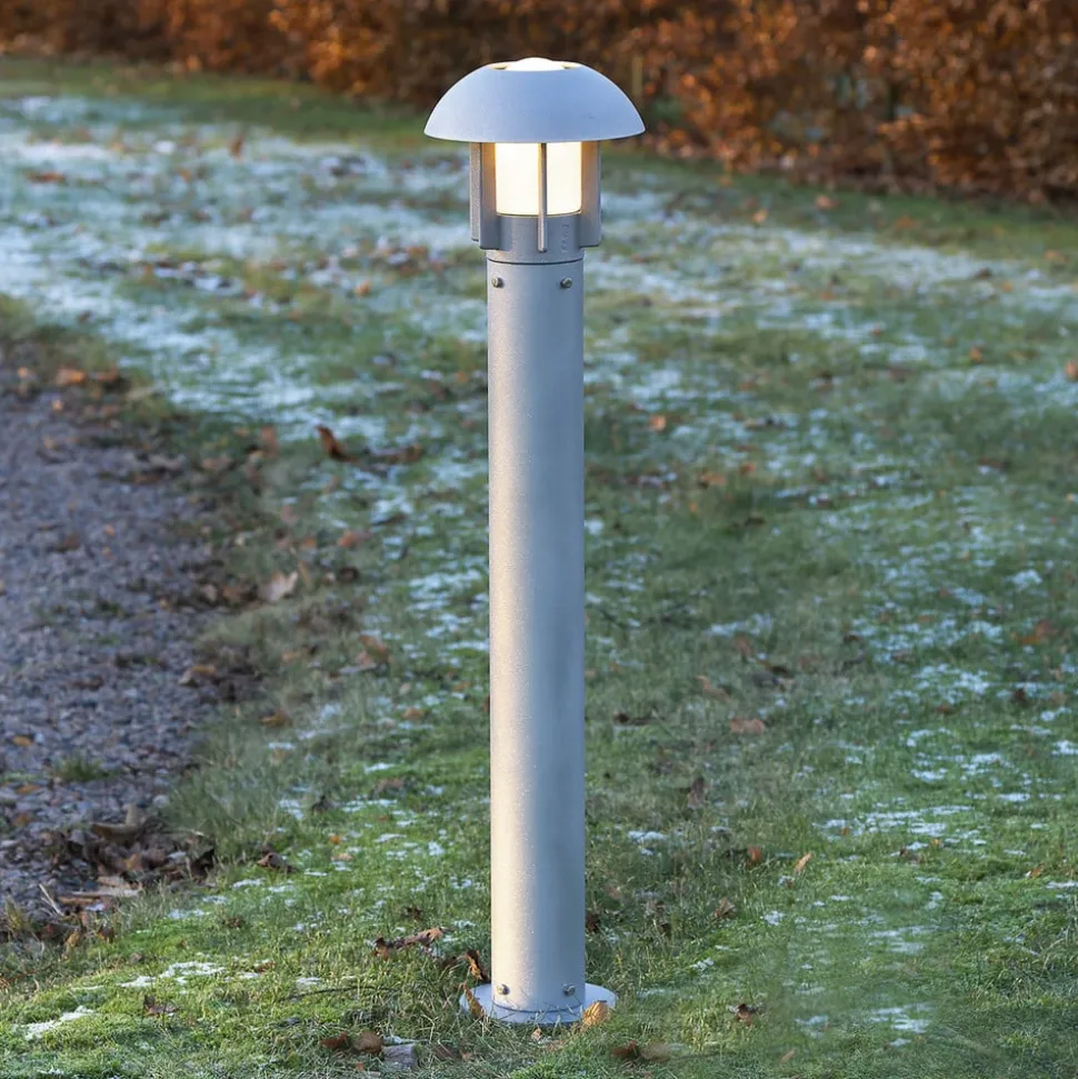 Aluminium padlamp HEIMDAL, zilvergrijs