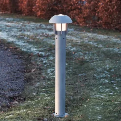 Aluminium padlamp HEIMDAL, zilvergrijs