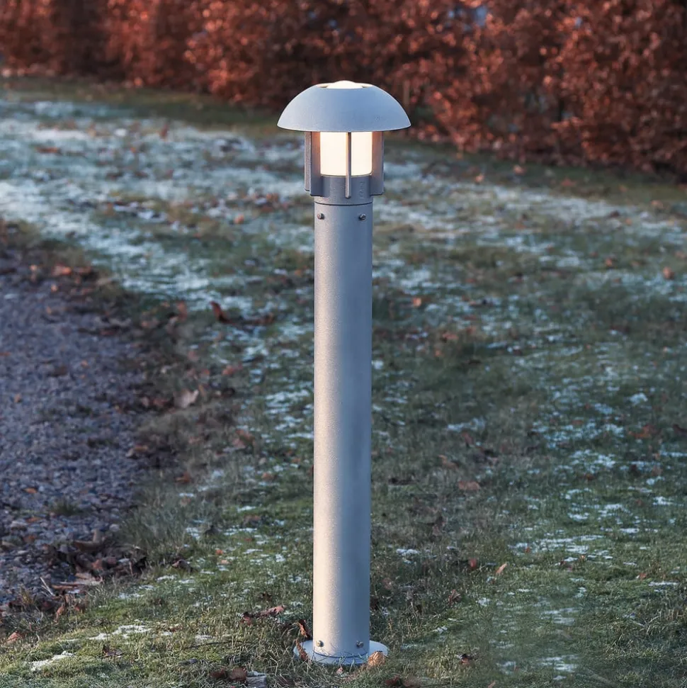 Aluminium padlamp HEIMDAL, zilvergrijs