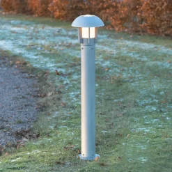 Aluminium padlamp HEIMDAL, zilvergrijs