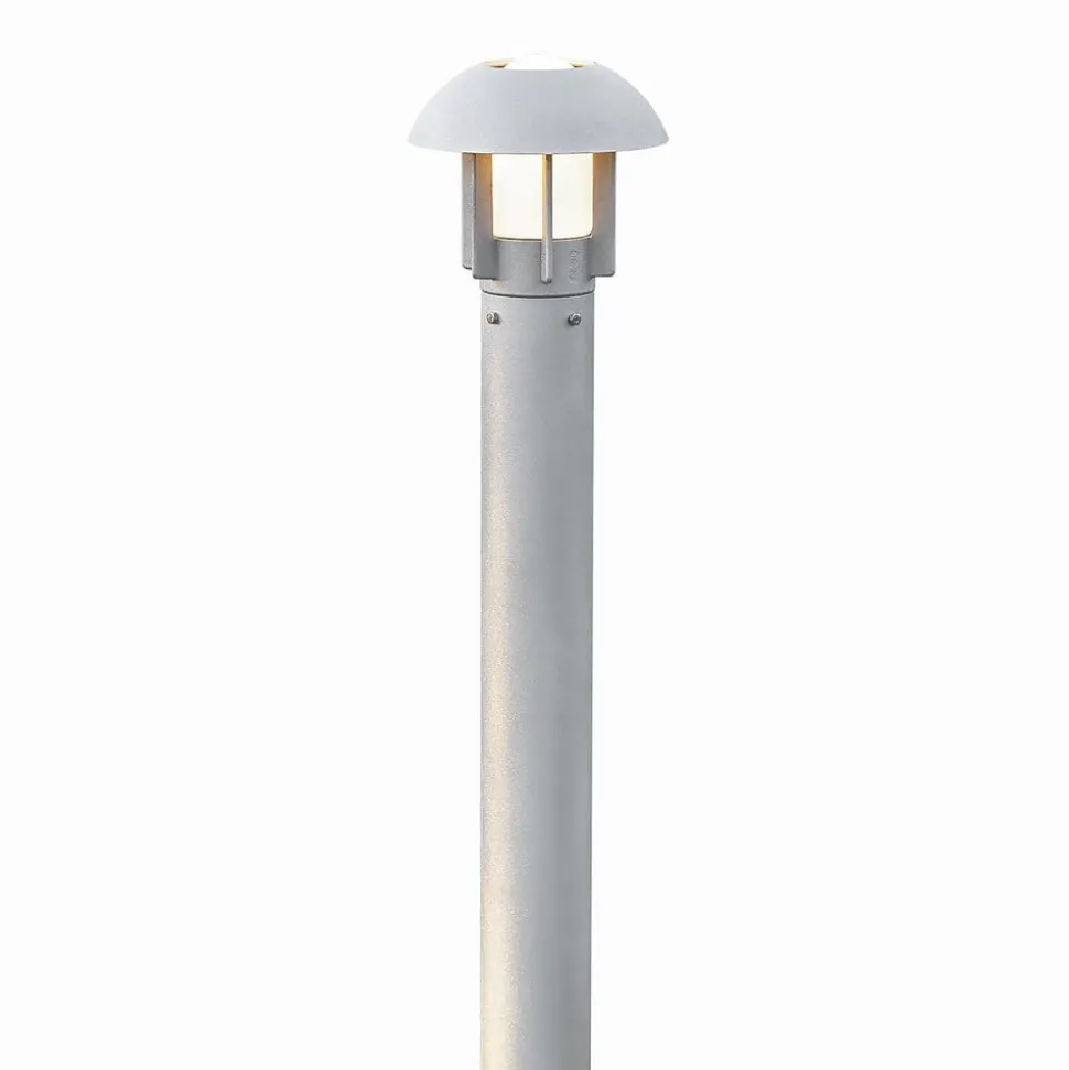 Aluminium padlamp HEIMDAL, zilvergrijs