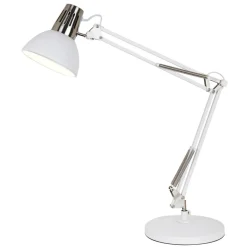 Aluminor Calypsa bureaulamp, wit