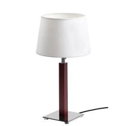 Aluminor Quatro Up tafellamp ebbenhout/chroom