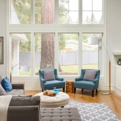 Aluminor Rainbow vloerlamp eiken licht/chroom